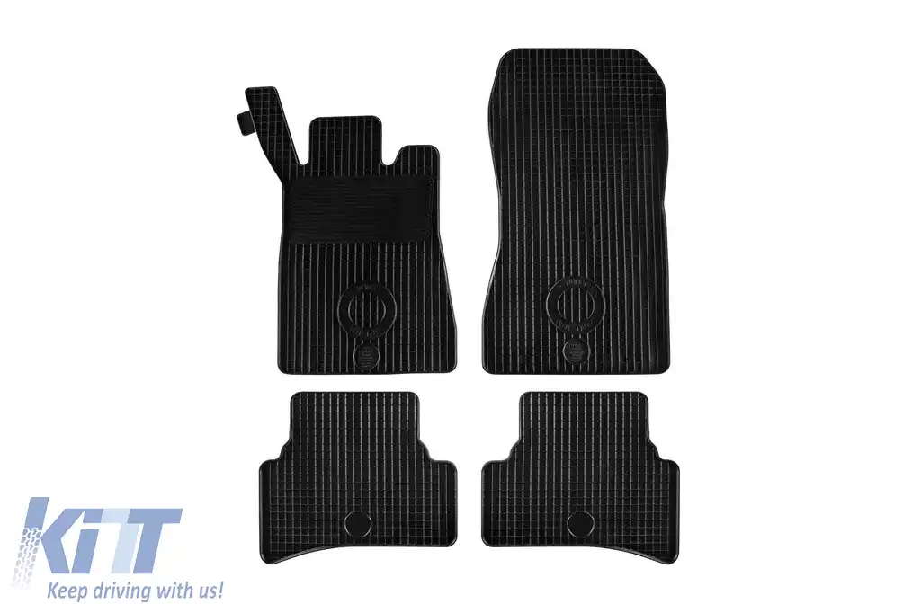 Tălpi din cauciuc Gumarny Zubri potrivite pentru Mercedes C class W202 sedan, wagon 1993-1999, set de 4 piese, culoare neagră