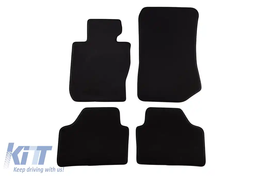Tălpi textile cu trei straturi, potrivite pentru BMW X1 E84 2009-2015 X-Drive, set de 4 bucăți, negre
