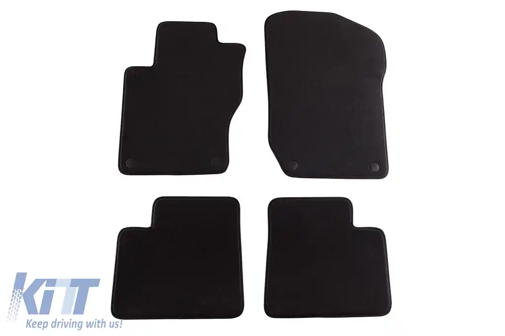 Tălpi textile cu trei straturi, potrivite pentru MERCEDES ML W164 2005-2011, GL X164 2006-2012, set de 4 bucăți, negru