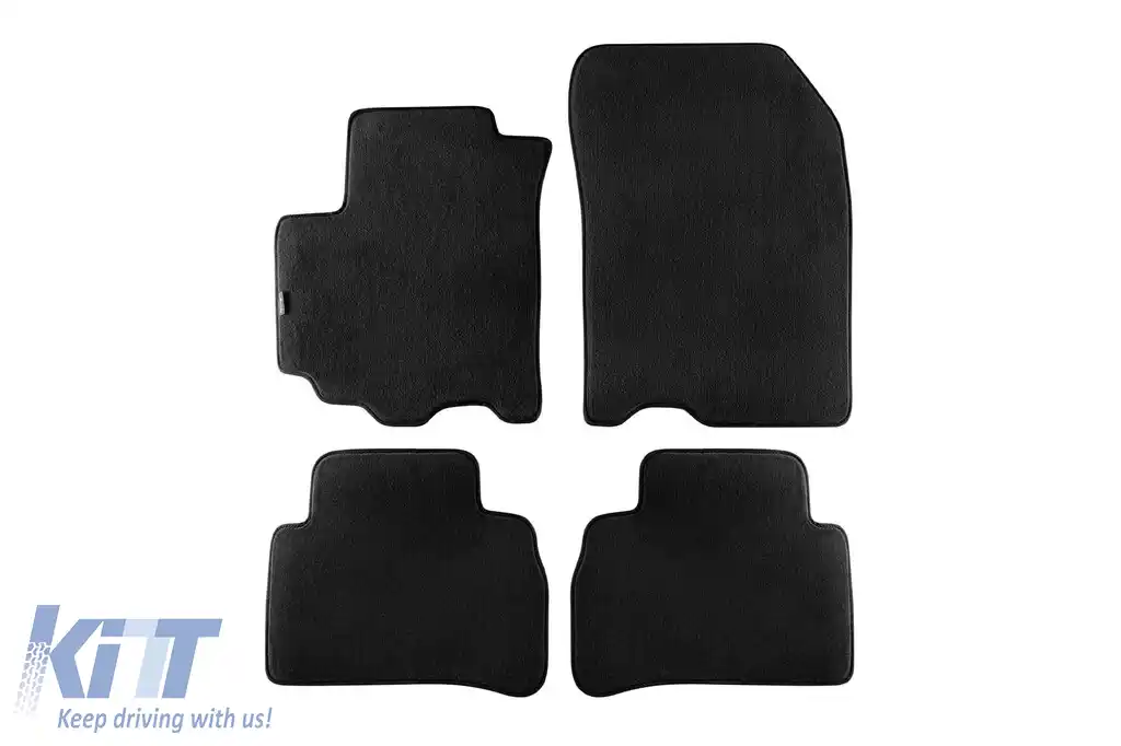 Tălpi textile cu trei straturi, potrivite pentru Suzuki Vitara după 2015, set de 4 bucăți, negre