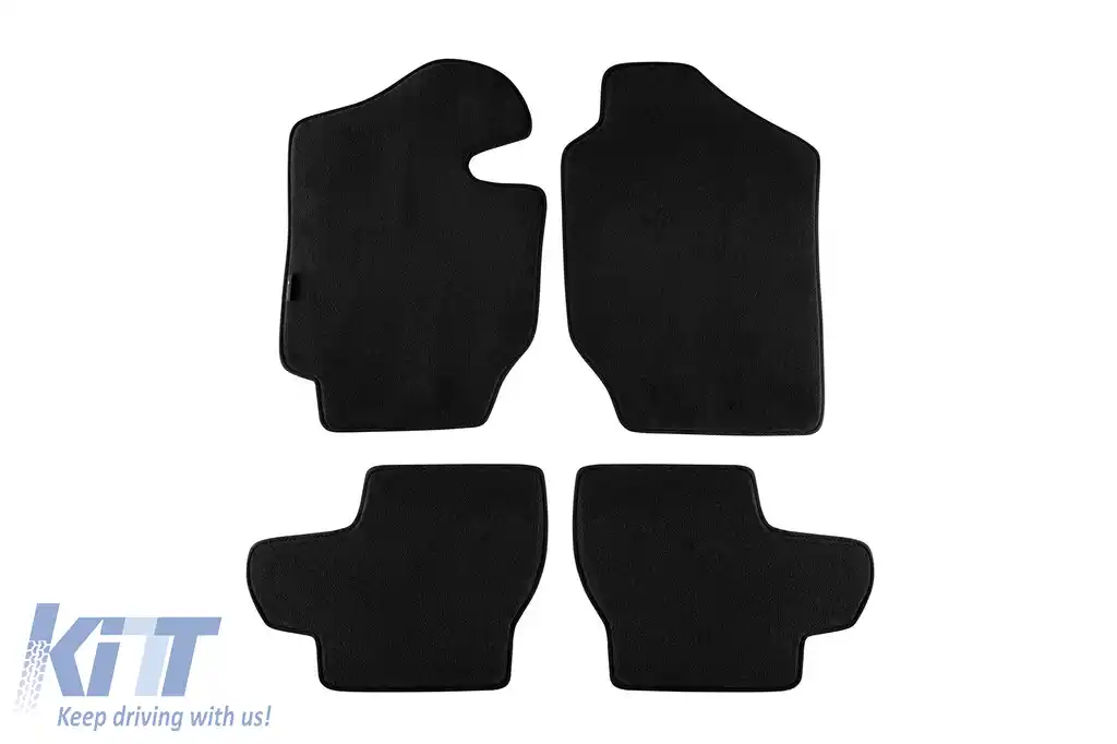 Tălpi textile cu trei straturi potrivite pentru Suzuki Jimny după 2018, set de 4 bucăți, negru