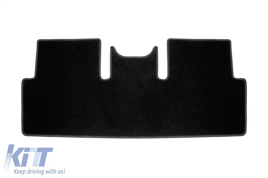 Tălpi textile cu trei straturi, potrivite pentru Tesla Model 3 după 2018, din 3 piese, negre-image-6242788