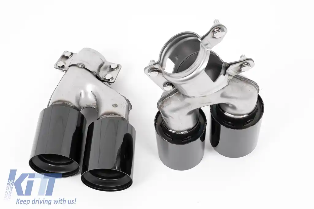 Tobe Ornamente compatibil cu BMW Seria 5 G30 G31 G38 (2016-2020) Seria 6 G32 (2016-2020) 540i Design Negru-image-6127526