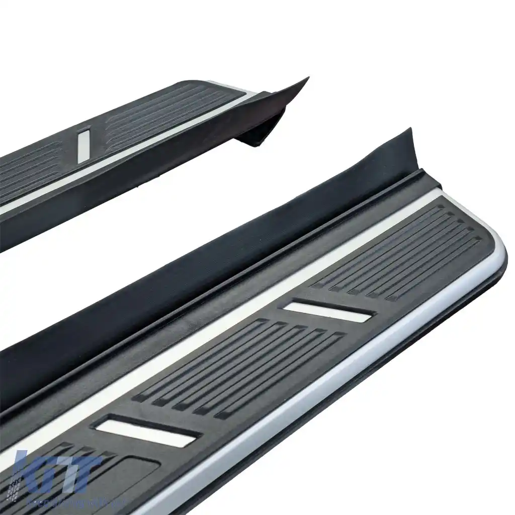 Trepte de acces protecție laterală OE Style2 Negru Aluminiu potrivite pentru Peugeot 3008 2016-2023-image-6278630