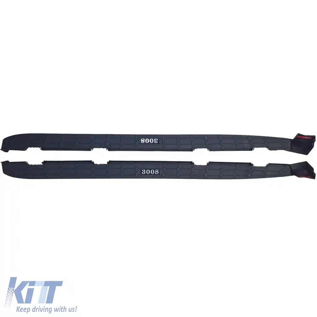 Trepte de acces protecție laterală stil OE negru, potrivite pentru Peugeot 3008 2016-2023-image-6265947