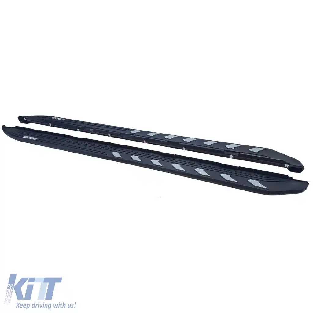 Trepte de acces protecție laterală stil OE negru potrivite pentru Peugeot 5008 2017-2024-image-6265967