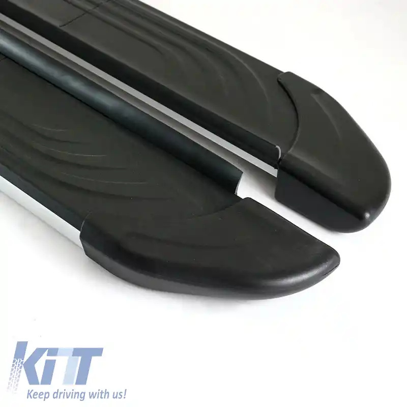Trepte laterale APA (Argintiu-163cm) 2 bucăți din aluminiu fără suporturi-image-6321864