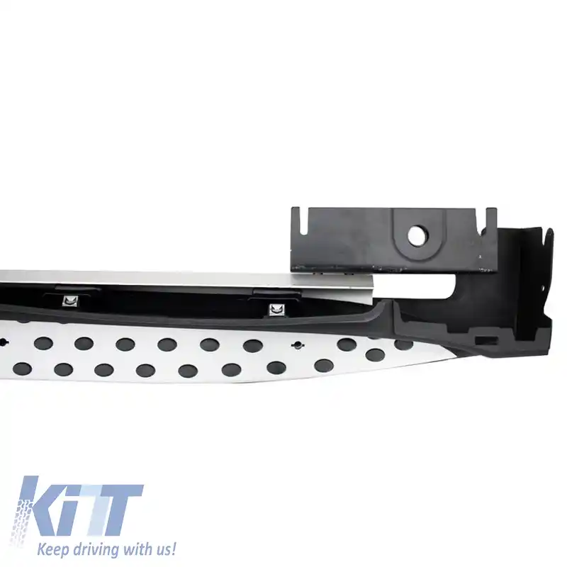 Trepte laterale, bare de protecție, potrivite pentru Mercedes-Benz ML-Class (W164) 05-11 2 buc.-image-6298739