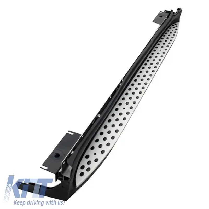 Trepte laterale, bare de protecție, potrivite pentru Mercedes-Benz ML-Class (W164) 05-11 2 buc.-image-6298740