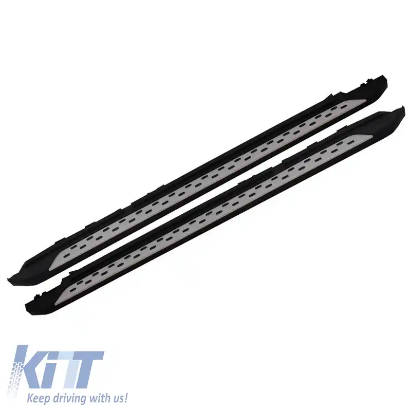 Trepte laterale plăci de rulare potrivite pentru Mercedes-Benz GLK-Class (X204) 08-15 2 buc.-image-6298728
