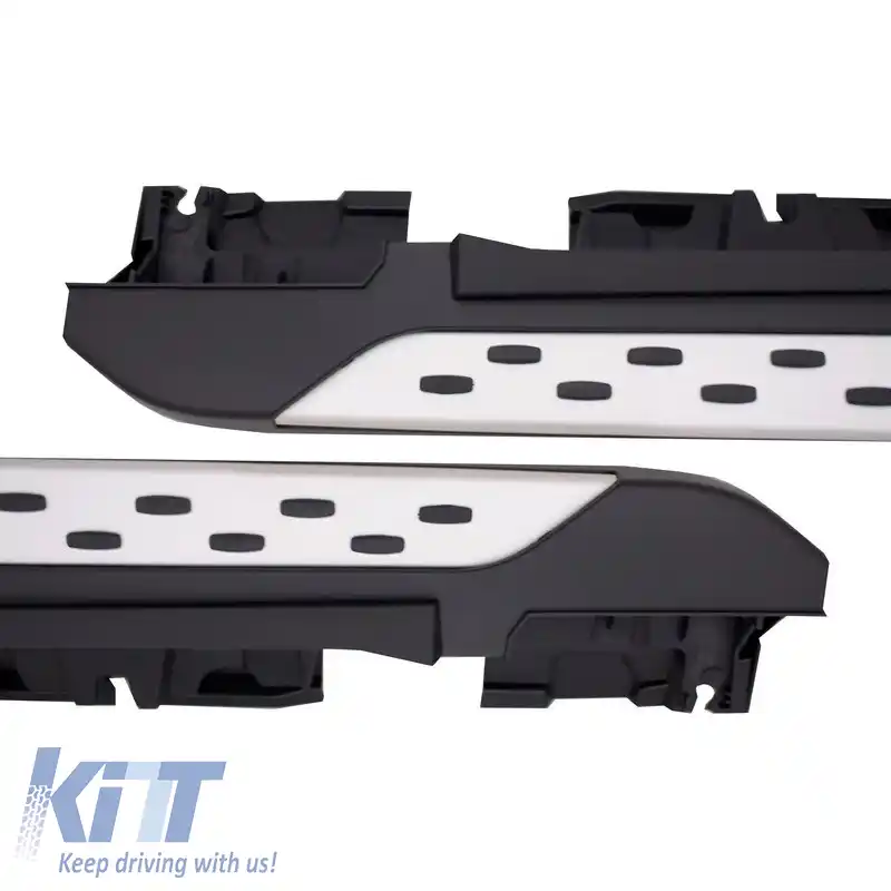 Trepte laterale plăci de rulare potrivite pentru Mercedes-Benz GLK-Class (X204) 08-15 2 buc.-image-6298730