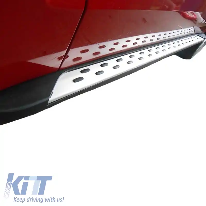 Trepte laterale plăci de rulare potrivite pentru Mercedes-Benz GLK-Class (X204) 08-15 2 buc.-image-6298734