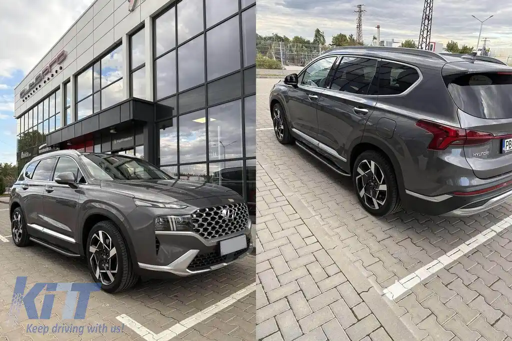 Trepte laterale potrivite pentru Hyundai Santa Fe 2019-2024-image-6212782