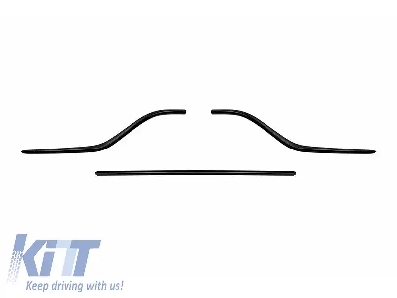 Trimmuri din lac negru potrivite pentru difuzorul A Design pentru Mercedes GLE SUV 2015-2019