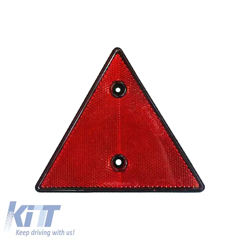 Triunghi cu șurub reflectorizant 139mm x 160mm Proplast Roșu 26106004 1 Bucată