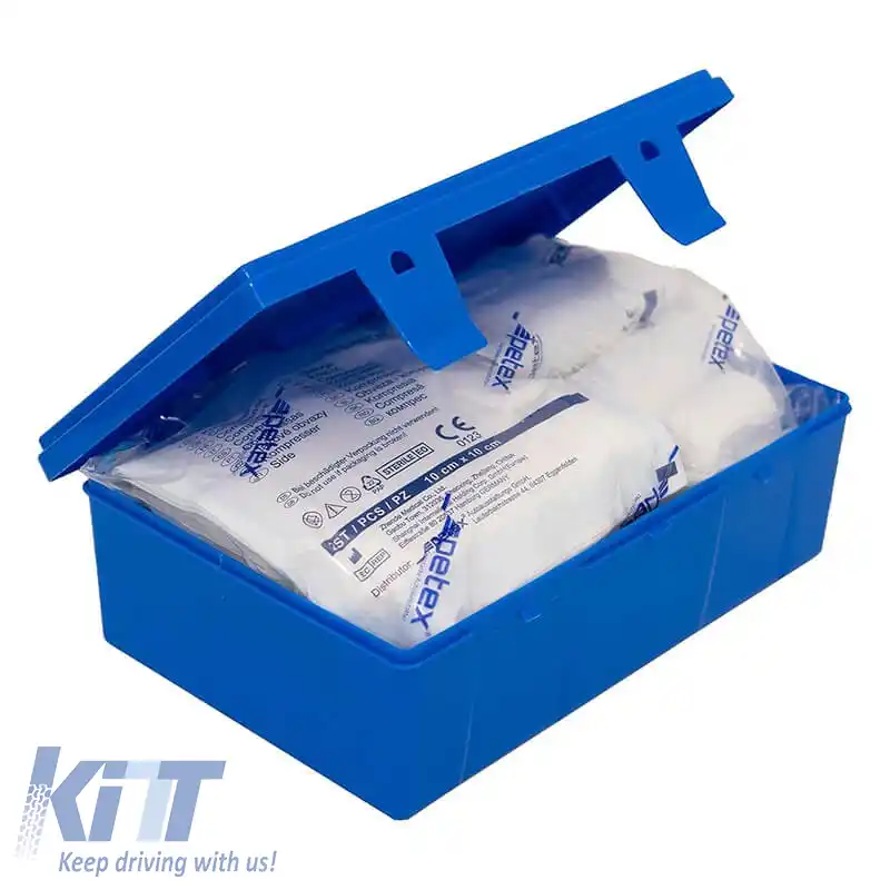 Trusă de prim ajutor potrivită pentru Din 13164:2022 Petex Blue Box-image-6324870