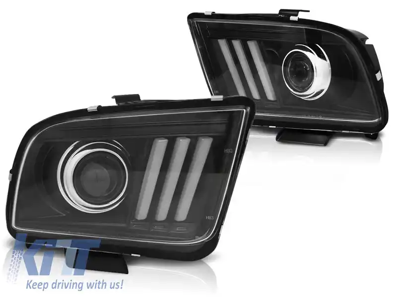 TUB LUMINOS BLACK PENTRU FORD MUSTANG 04-09