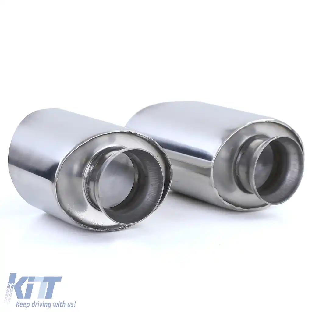 Tubi de evacuare din oțel inoxidabil lustruit, potrivite pentru Porsche 911 993 3.6 200kw 210kw-image-6199027