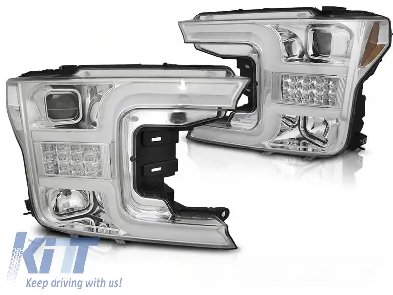 TUBUL DE FARURI CU CROM potrivit pentru FORD F150 MK13 17-20