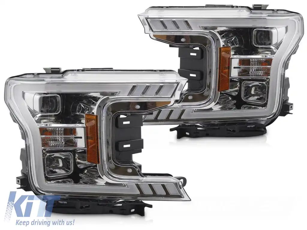 TUBUL DE FARURI CU CROM potrivit pentru FORD F150 MK13 17-20
