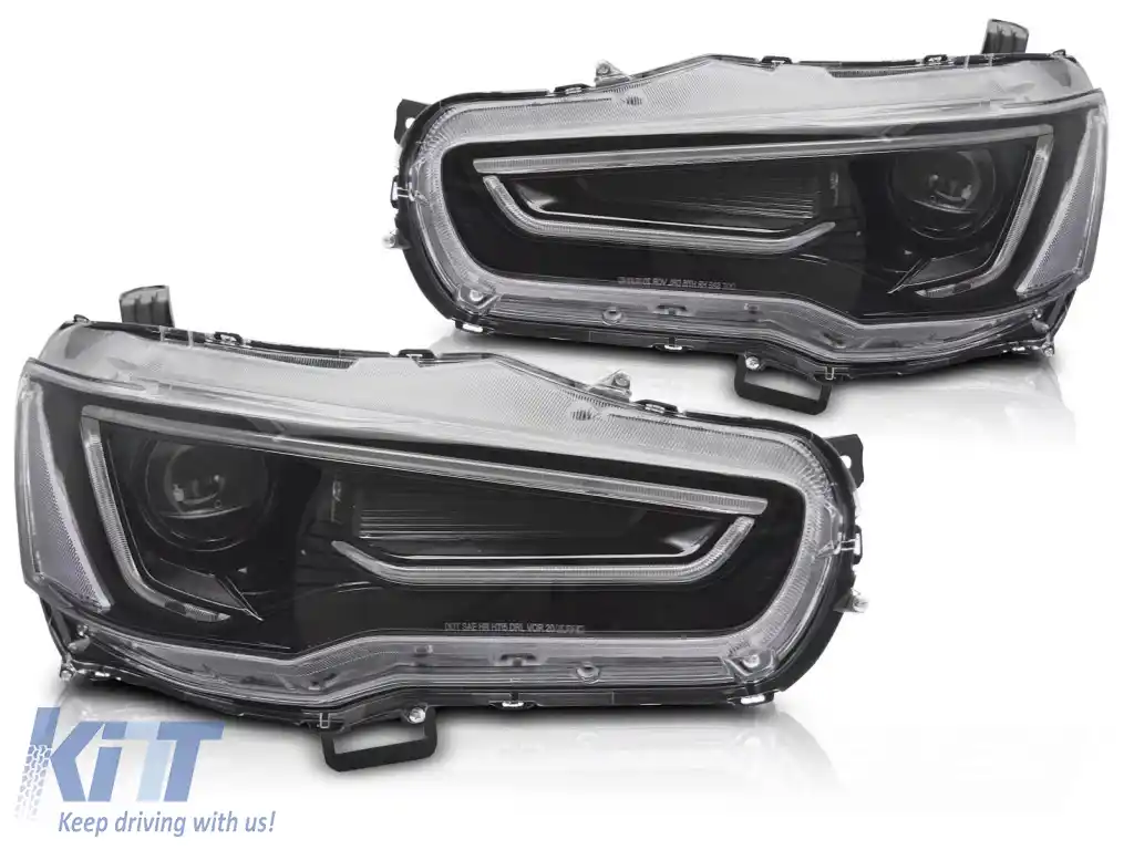 TUBULAT DE LUMINĂ NEGRU PENTRU MITSUBISHI LANCER 8 08-16