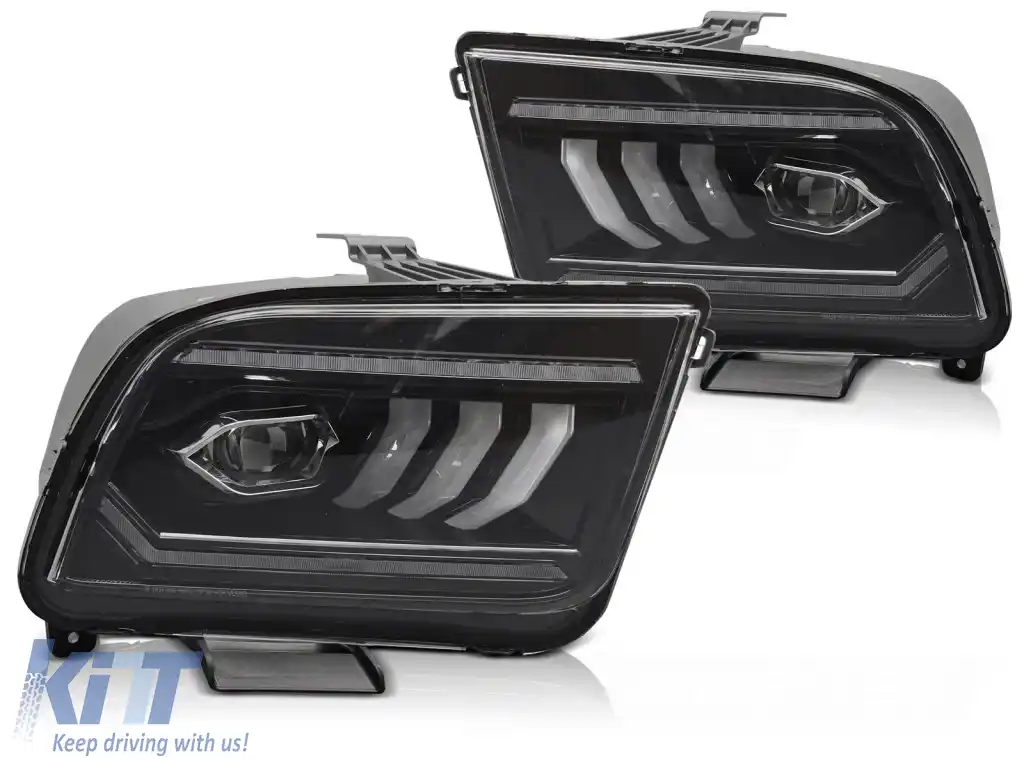 TUBULAT FARURI LED NEGRU potrivit pentru FORD MUSTANG 04-09