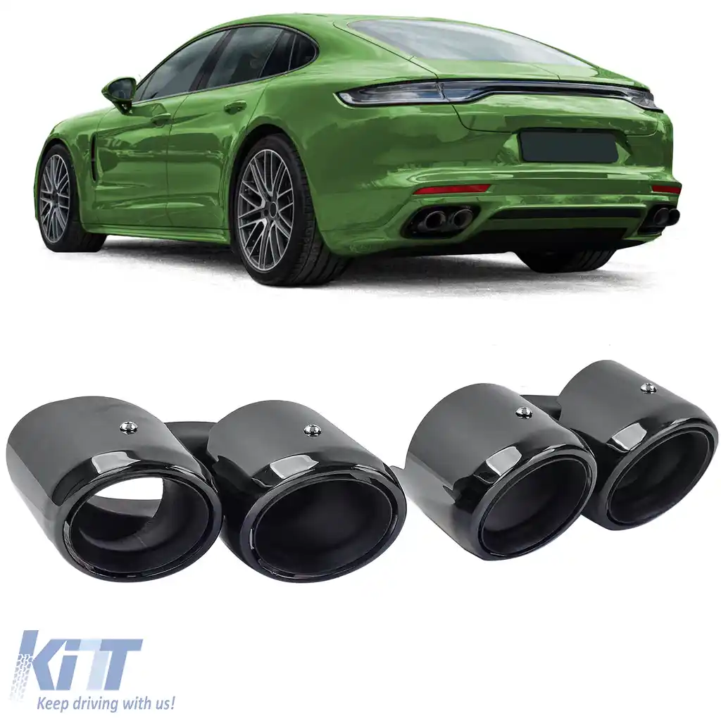 image-26-Tăvițe de eșapament duble negre, potrivite pentru Porsche Panamera 971 243kW 330CP