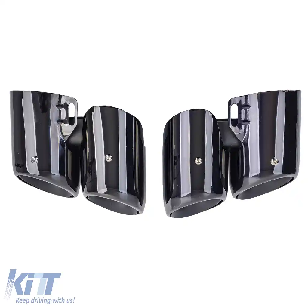 Tăvițe de eșapament duble negre, potrivite pentru Porsche Panamera 971 243kW 330CP-image-6204123