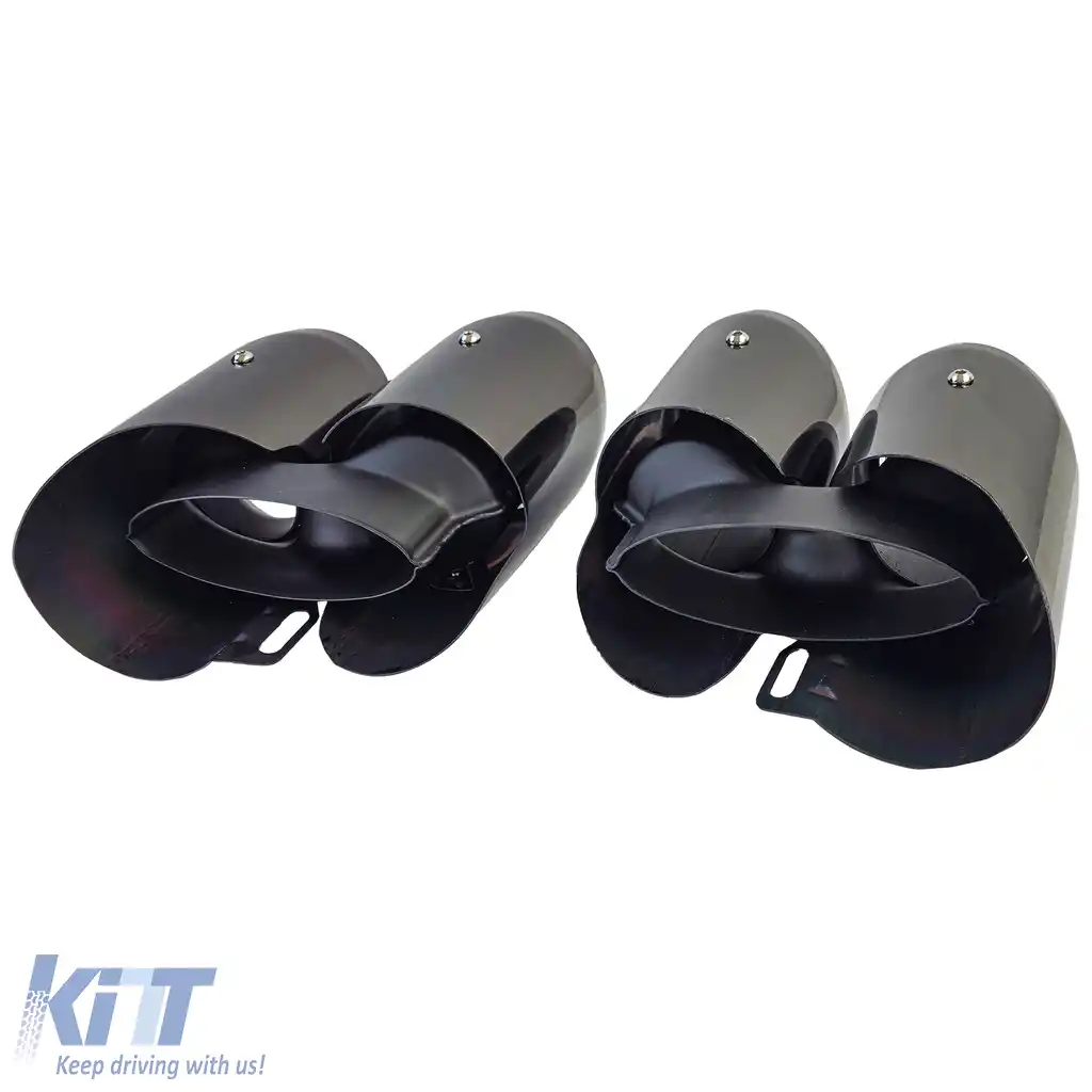 Tăvițe de eșapament duble negre, potrivite pentru Porsche Panamera 971 243kW 330CP-image-6204125