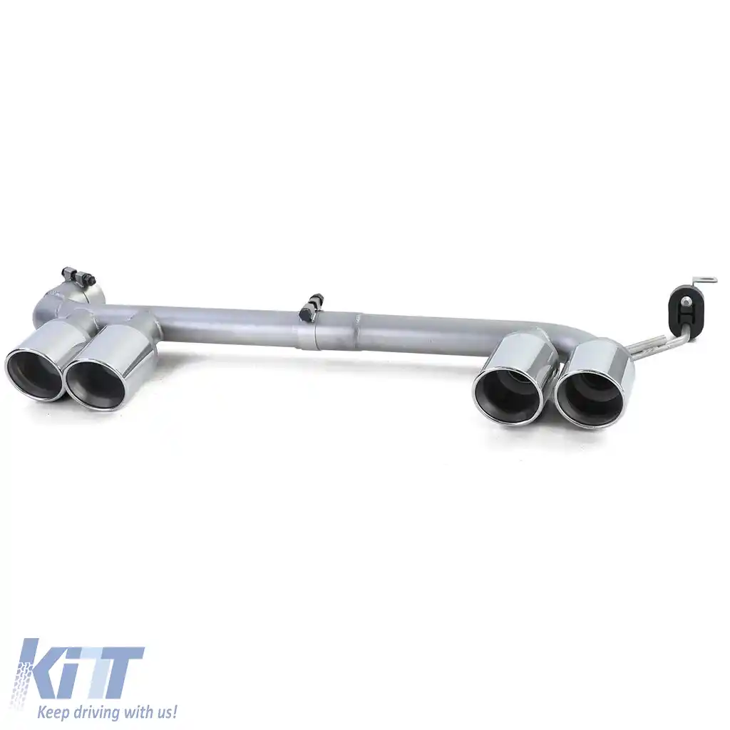 Tăvițe de evacuare duplex, aspect potrivit pentru BMW F30 F31 318 320 F32 F33 F36 418 420-image-6204399
