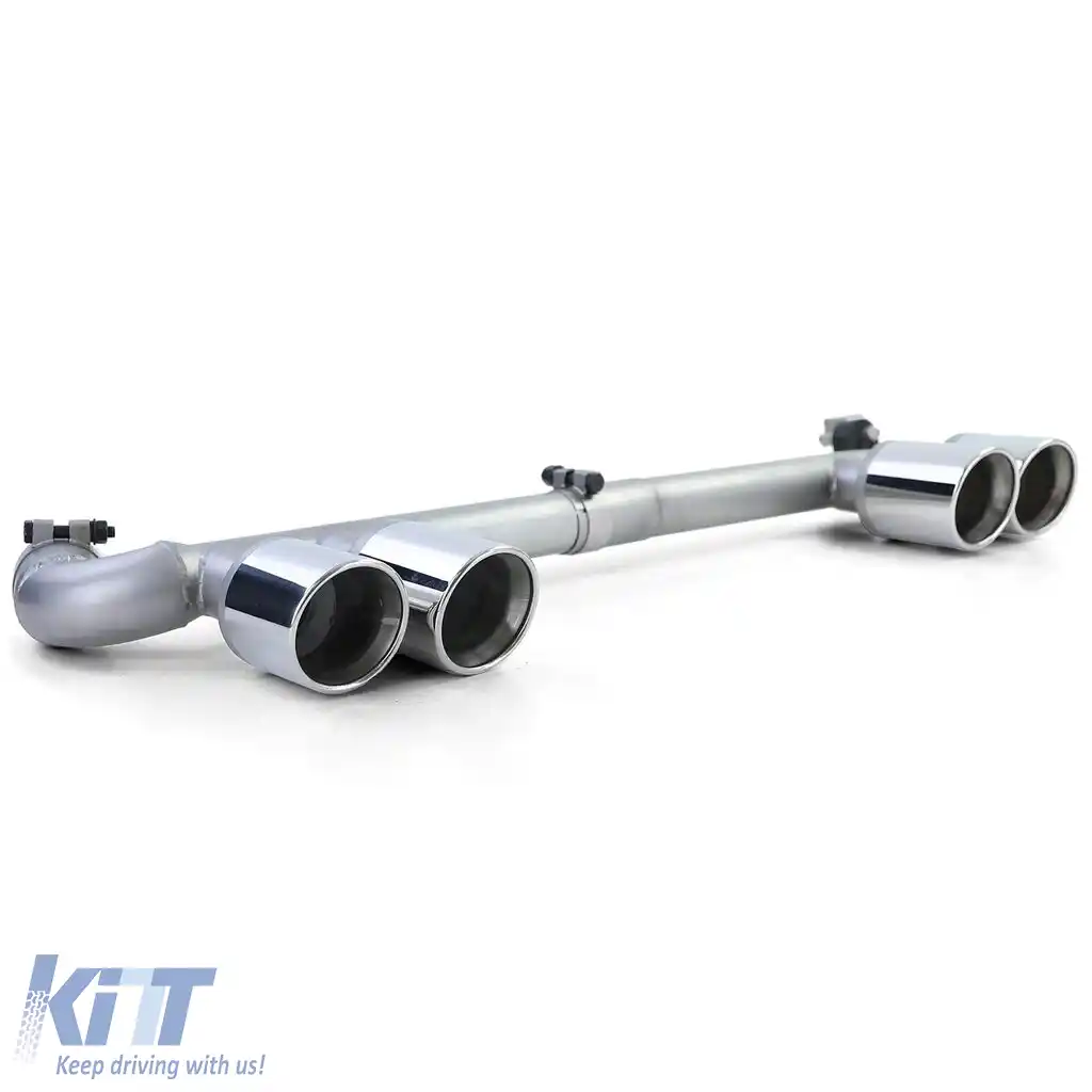 Tăvițe de evacuare duplex, aspect potrivit pentru BMW F30 F31 318 320 F32 F33 F36 418 420-image-6204400