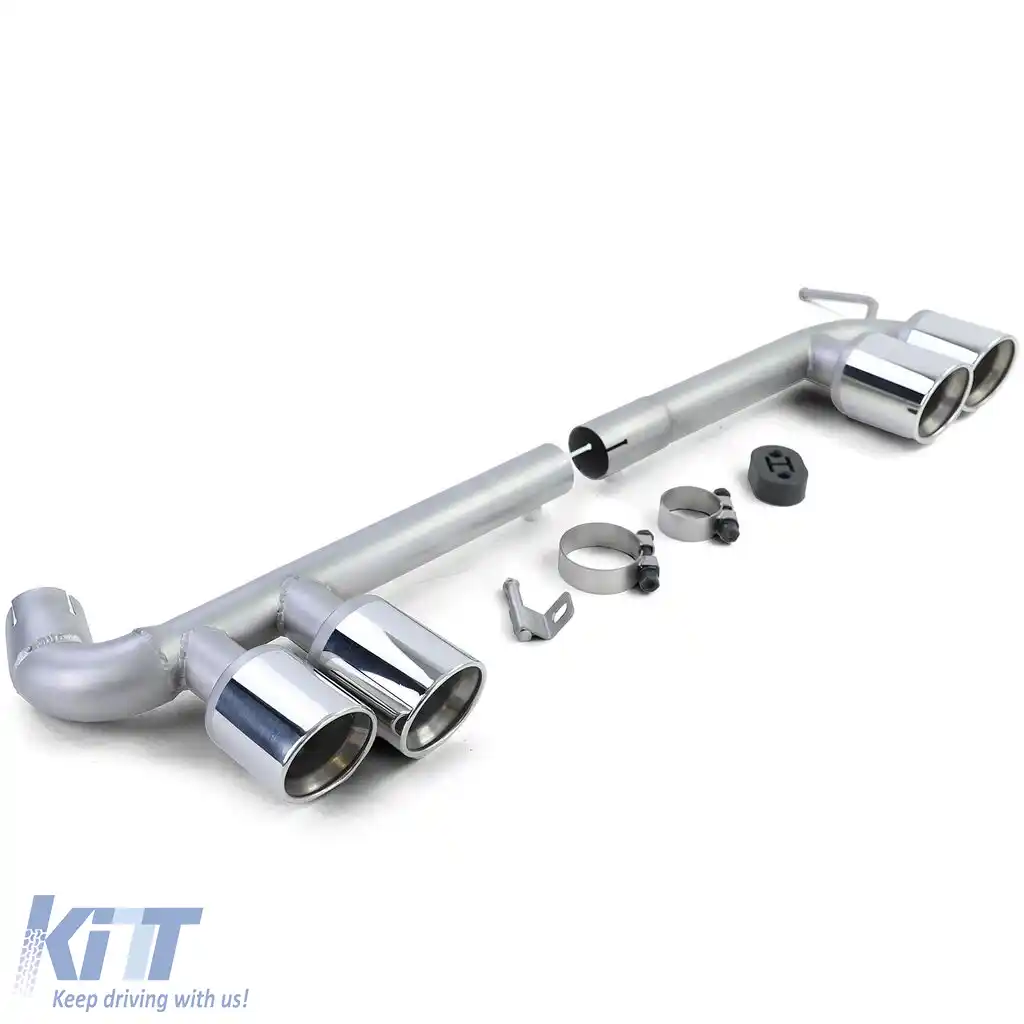 Tăvițe de evacuare duplex, aspect potrivit pentru BMW F30 F31 318 320 F32 F33 F36 418 420-image-6204406