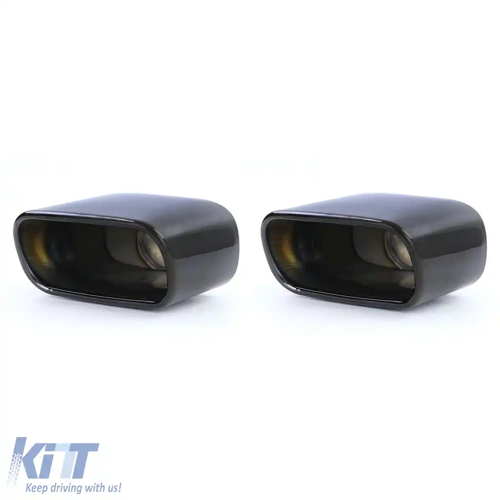 Tăvițe de evacuare sport din oțel inoxidabil negru, potrivite pentru BMW X5 E53 99-06 3.0i-image-6199611