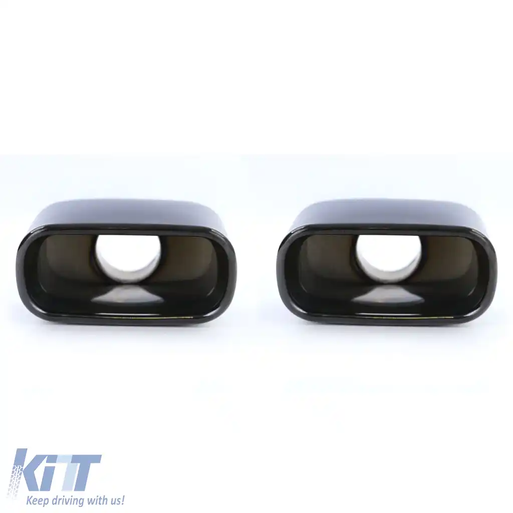 Tăvițe de evacuare sport din oțel inoxidabil negru, potrivite pentru BMW X5 E53 99-06 3.0i-image-6199613