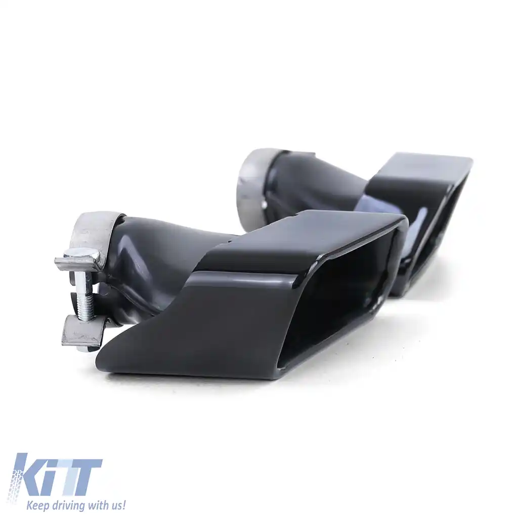 Tăvițe de evacuare V8 550 stil negru, potrivite pentru BMW Seria 5 F10 F11 535i 535d-image-6205169