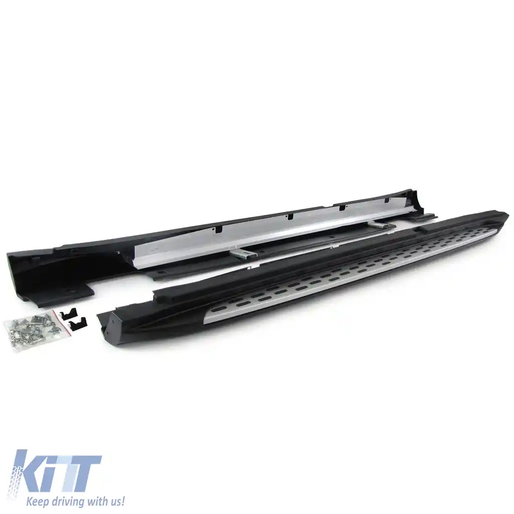 Tăvițe din aluminiu pentru protecția laterală, stil OE, cu ABE, potrivite pentru Mercedes GLA X156 13-20-image-6195710