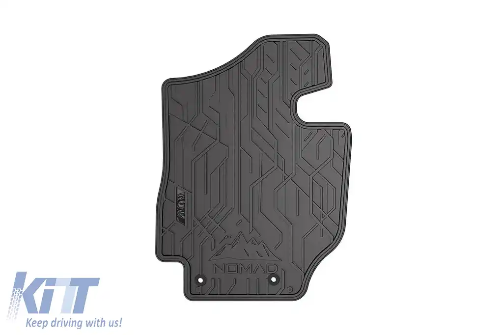 Tăvițe din cauciuc frontale specifice, potrivite pentru Suzuki Jimny după 2018, set de 2 piese, culoare neagră-image-6256657