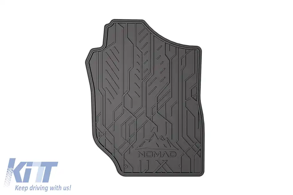 Tăvițe din cauciuc frontale specifice, potrivite pentru Suzuki Jimny după 2018, set de 2 piese, culoare neagră-image-6256658