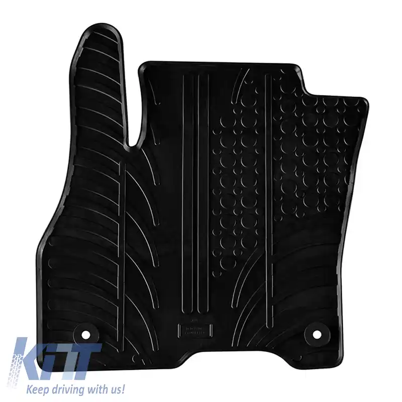 Tăvițe din cauciuc Gledring 0803 potrivite pentru Nissan Leaf Hatchback 2018- Negre 4 bucăți-image-6304588