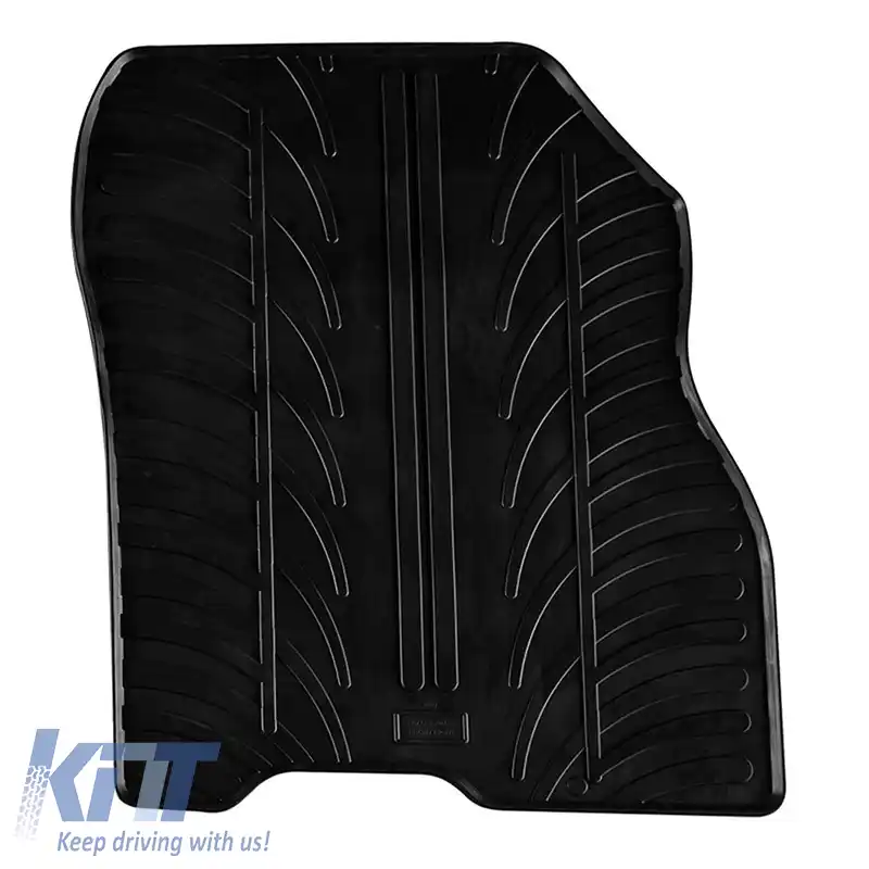 Tăvițe din cauciuc Gledring 0803 potrivite pentru Nissan Leaf Hatchback 2018- Negre 4 bucăți-image-6304589
