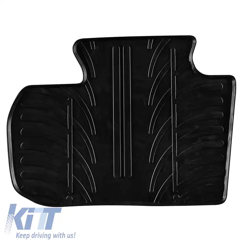 Tăvițe din cauciuc Gledring 0803 potrivite pentru Nissan Leaf Hatchback 2018- Negre 4 bucăți-image-6304590