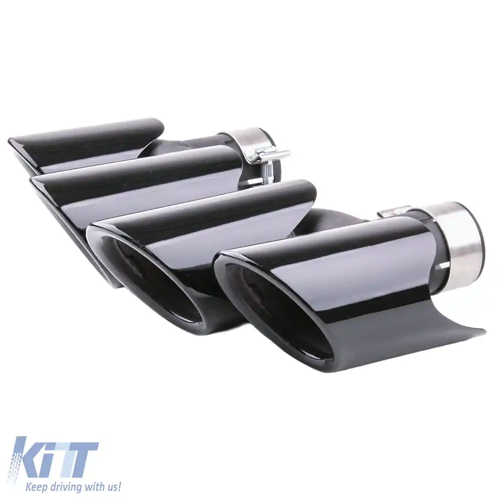 Tăvițe duble cu aspect sport negru, potrivite pentru Porsche Macan 95B 14-17-image-6206119