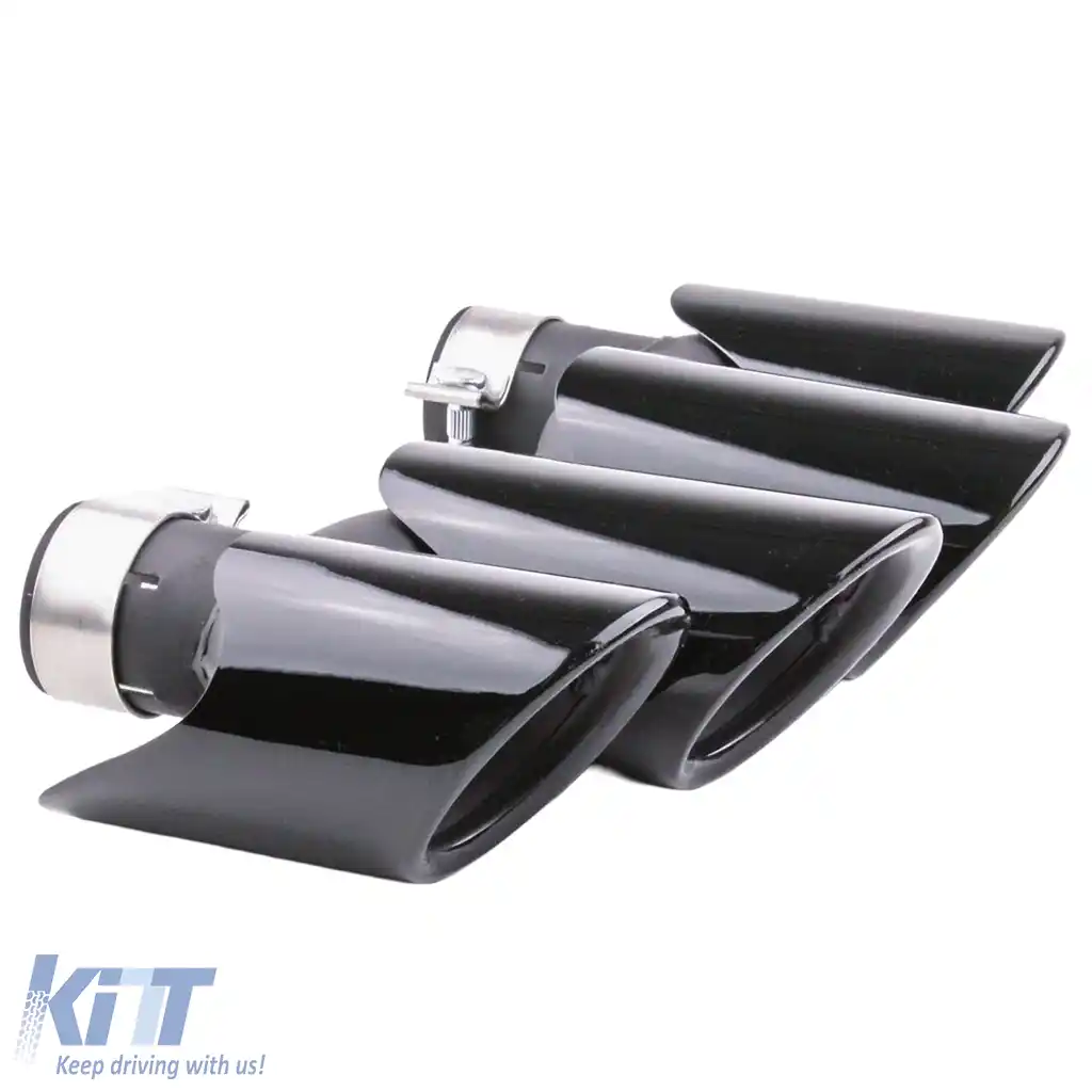 Tăvițe duble cu aspect sport negru, potrivite pentru Porsche Macan 95B 14-17-image-6206124