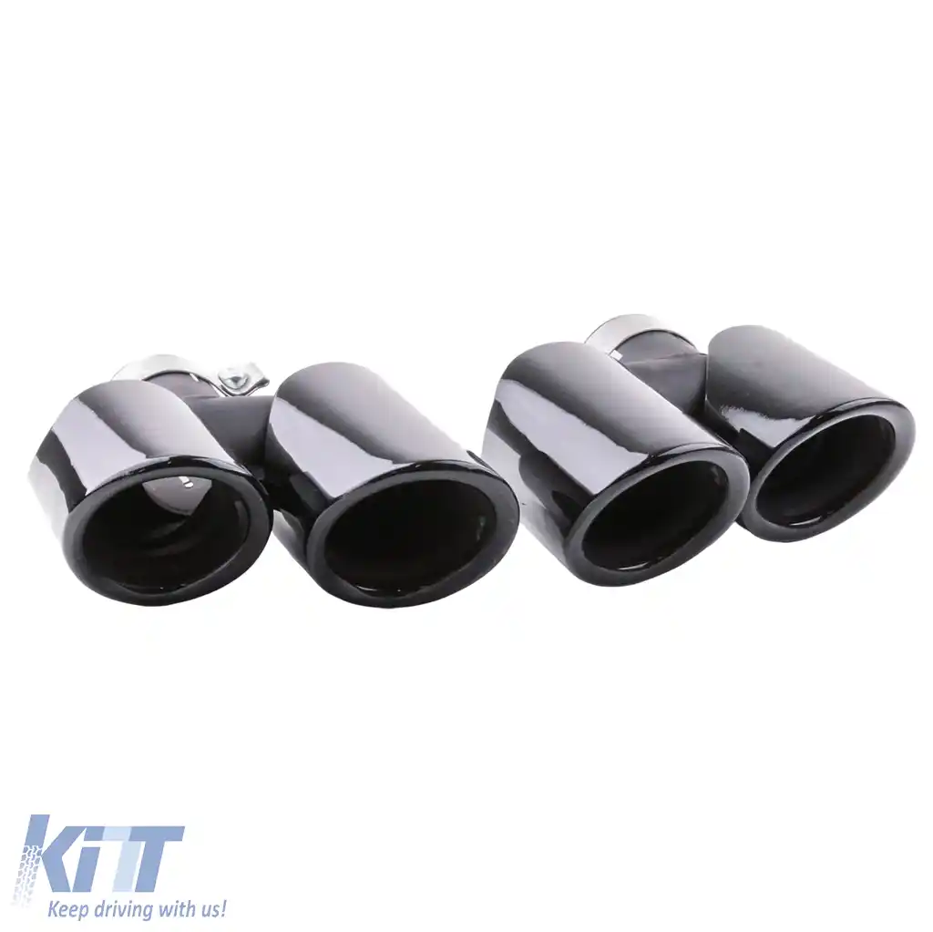 Tăvițe duble cu aspect sport negru, potrivite pentru Porsche Macan 95B 14-17-image-6206125