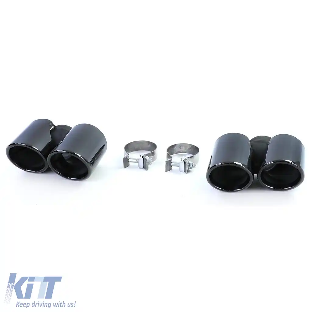 Tăvițe duble negre potrivite pentru Porsche 911 991.1 11-15 3.4 350CP-image-6259142