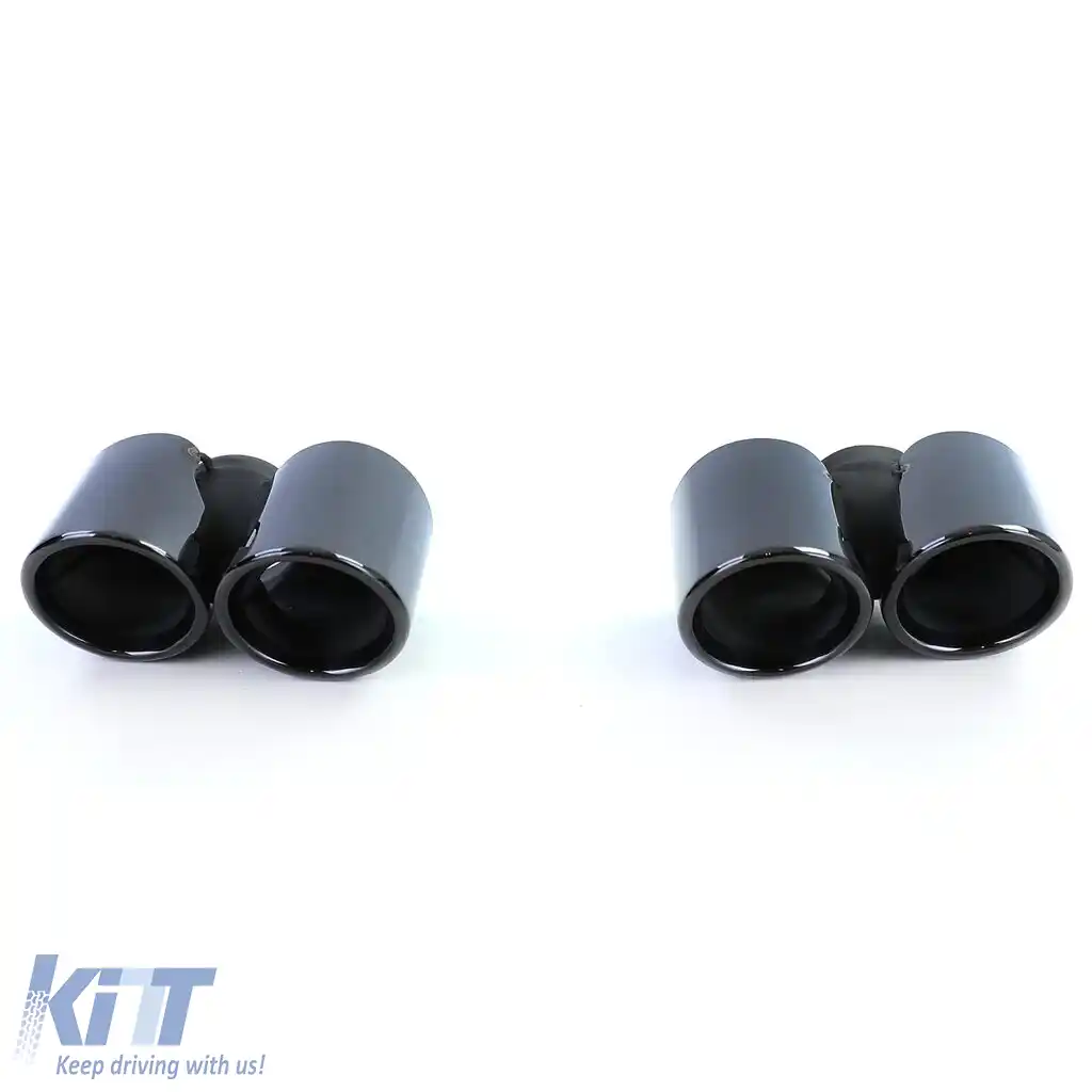 Tăvițe duble negre potrivite pentru Porsche 911 991.1 11-15 3.4 350CP-image-6259145