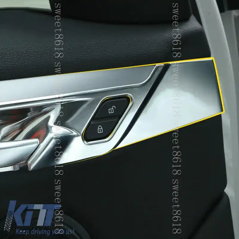 Tăvițe pentru mânerele ușilor, carcase, trim cromat, potrivite pentru BMW X1 F48 15-19, set de 4 bucăți-image-6307569