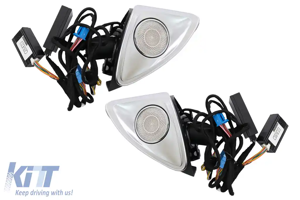 Tweeter LED rotativ 4D cu 64 culori compatibil cu Mercedes S-Class W222 (2013-2020)