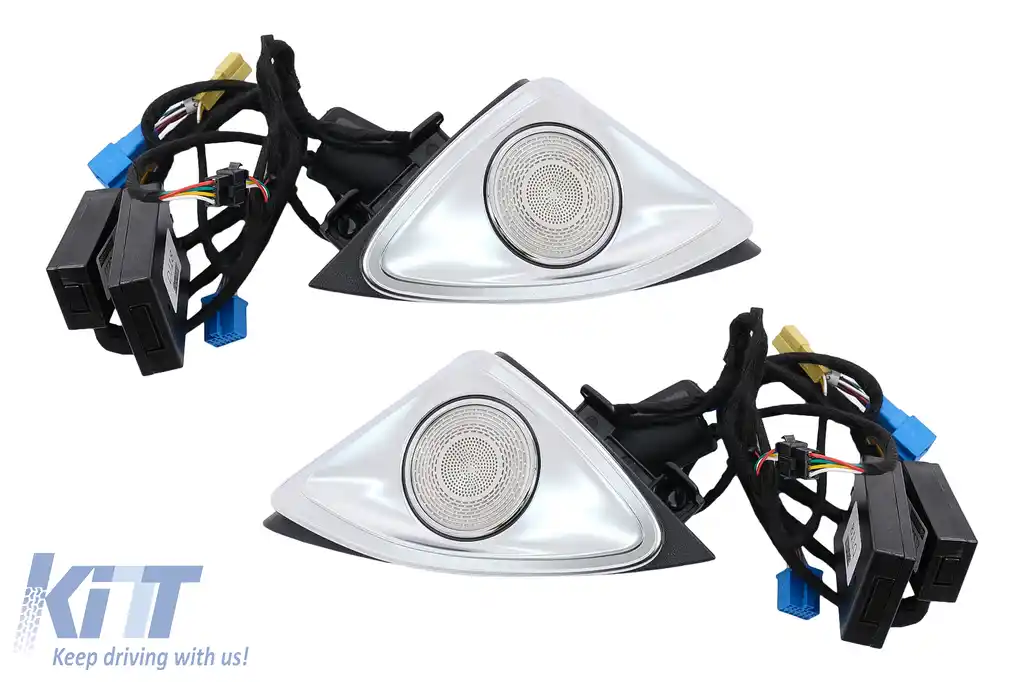 Tweeter LED rotativ cu 64 culori compatibil cu Mercedes E-Class W213 S213 (2016-2019)