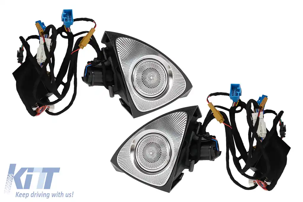 Tweeter LED rotativ cu 64 culori compatibil cu Mercedes C-Class W205 C205 S205 (2014-2018)